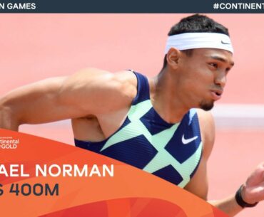 Michael Norman wins in Mt SAC | USATF Golden Games Continental Tour Gold