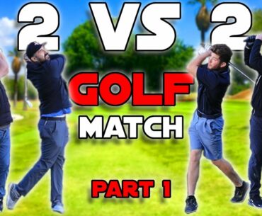 2 vs 2 Golf Match Part 1 | Brea Creek Golf Course | BROchacho GOLF