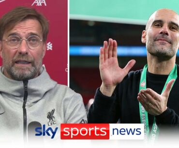 Jurgen Klopp calls Manchester City's Pep Guardiola the best manager in the world