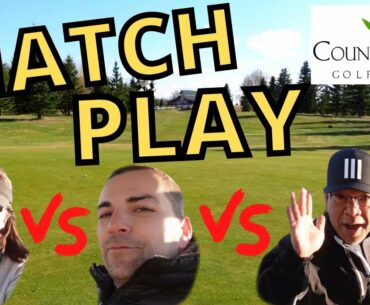 Match Play Golf at the beautiful Country Side Golf Club in Alberta! Who takes the win? Back 9