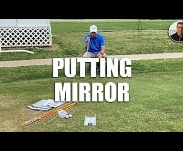 Putting Mirror Practice with Amazon Putting Mirror