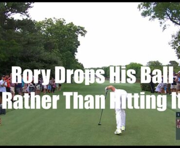 Rory McIlroy Takes a Smart Penalty Drop- Golf Rules Explained