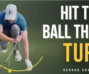 HOW TO HIT THE BALL THEN TURF WITH IRONS - SIMPLE DRILL