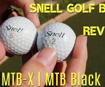 Snell MTB-X | MTB Black Golf Ball Review