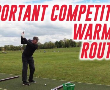 Golf Course Vlog 6 - Golf Competition Warm Up Routine