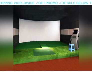 [Deal] $86.18 300X200CM Golf Ball Training Simulator Impact Display Projection Screen Indoor White