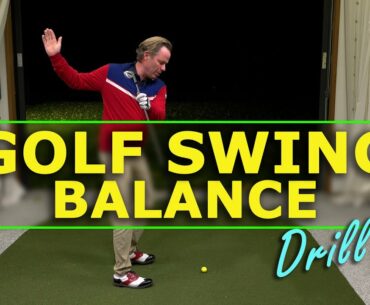 More balance in your GOLF SWING with this golf drill