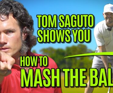 Tom Saguto Shows You How To Mash The Ball | Clean Contact Every Time