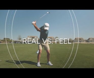 Range Session: Real vs Feel with with Collin Morikawa & Rick Sessinghaus, PGA