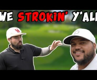 Playing Our FIRST Stroke Play Golf Vlog : We be Strokin'!