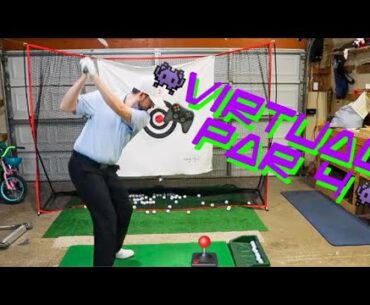 Simulated Par 4 In The Garage