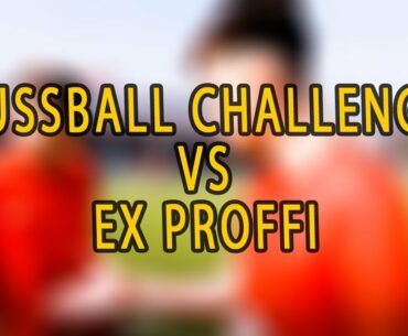FUSSBALL CHALLENGE VS EX PROFI | TheNrec