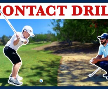 Golf Contact - Down Hill Lie Drill