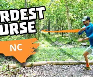 PRO DISC GOLF COURSE | HARDEST in NORTH CAROLINA?