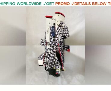 [Promo] $189 DEZENS New Golf Bag Women Full Clubs Set Standard Golf Bags Pink/Black printing