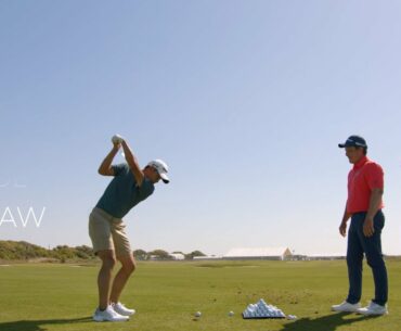 Range Session: PGA Coach Rick Sessinghaus Challenges Collin Morikawa With Various Shot Shapes