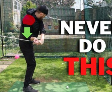 NEVER DO This Golf Right Shoulder Move To Start The Downswing