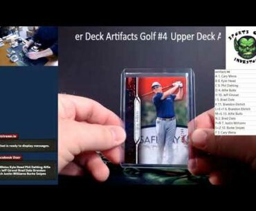 2021 Upper Deck Artifacts Golf #4 Loaded with Recap!