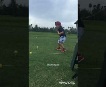 *AMAZING GOLF SHOTS FLOW @ 3 YRS OLD**