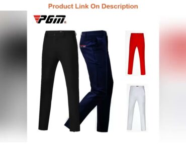 Professional Men Golf Wear Male Winter Thicken Trousers High-elastic Sports Casual Pants Slim Fit P