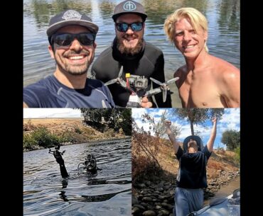 Diving Down into The American River in Search of a Lost Drone & GoPro 8! (Returned to owner!)