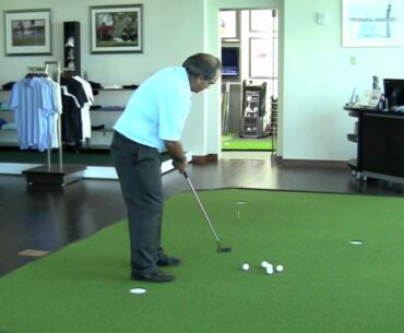 Jim Mclean School of Golf and Tour Links Putting Greens -- Right To Left Putts