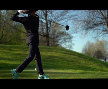 Lucas Fernandez golf swing Driver Taylormade Sim2 Slowmotion in Maison Blanche SonyA7iii + Dji mini2