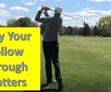 Why follow through in your golf swing?