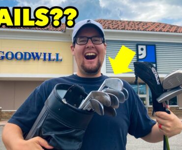 WE FOUND 70 YEAR OLD GOLF CLUBS AT GOODWILL... And They Are AMAZING!!!