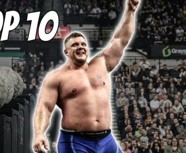 OUR TOP 10 STRONGMAN MOMENTS EVER! | LUKE STOLTMAN