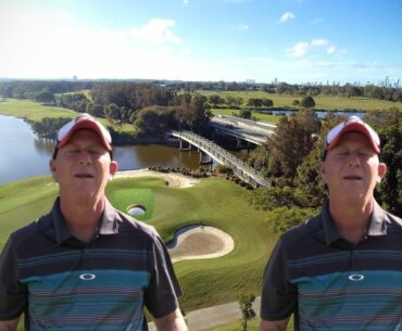 RICHO HOLING PUTTS at LAKELANDS GOLF CLUB