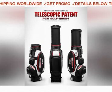 [DIscount] $190.38 PGM Golf Men Sports Bag Standard Telescopic Wheel Bag Travel Multifunctional wat