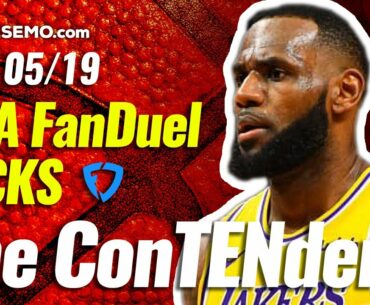 FANDUEL NBA DFS PICKS TODAY | Top 10 ConTENders Wed 5/19 | NBA DFS Simulations