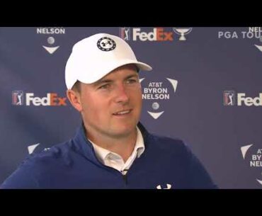 Jordan Spieth Friday Flash Interview 2021 AT&T Byron Nelson