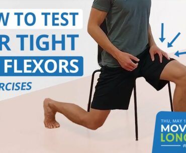 How to Test for Tight Hip Flexors & Release Exercises (NO STRETCHING!)