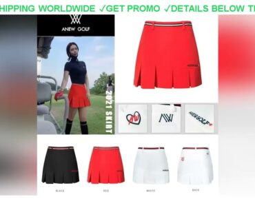 [Promo] $37.3 Golf apparel ANEW spring and summer new golf skirt tennis skirt comfortable sports ca