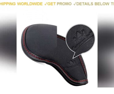[Promo] $22.99 Craftsman Golf Iron Head Covers 9PCS(4~9,P ,A ,S ) Black Simple Style Waterproof PU