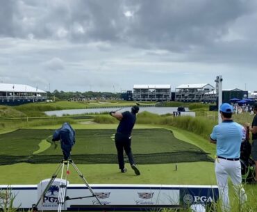 Patrick Reed plays nasty cut on 17th at Ocean Course