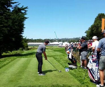 Viktor Hovland Slow Motion Golf Swing at the US Open Pebble Beach Third Hole