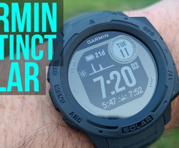 Garmin Instinct Solar Review - Unlimited Battery Life! Can It Compete With Fenix 6?