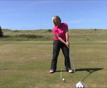 Improve your iron striking and distance with a broken tee peg