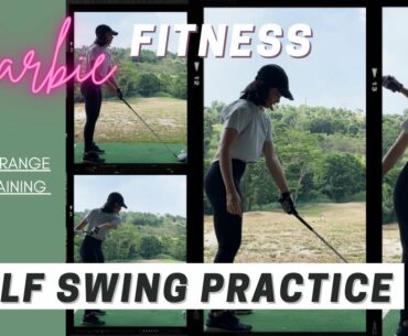 GOLF Swing Practice - Barbie Fitness