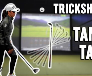 Golf Trick Shots with Tania Tare