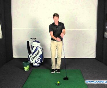 Golf Lesson 25 - How to set up your driver to prevent a sky shot