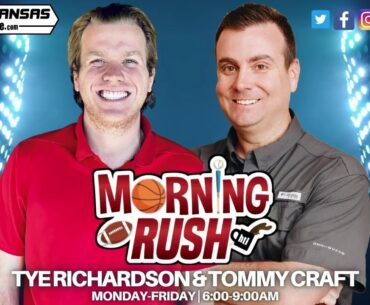 The Morning Rush is LIVE from Lost Springs Golf Club! Hogs sweep the Gators... 877-377-6963