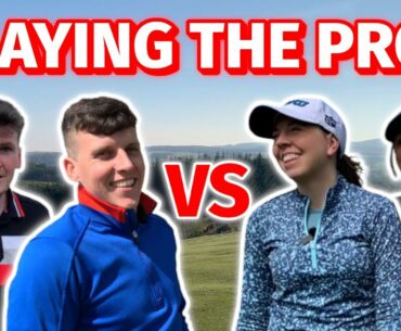 Playing a former TOUR PRO & LONG DRIVE CHAMPION | Golf Challenges | Kilmacolm Golf Club
