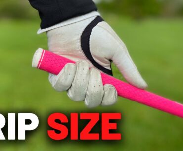 This is REALLY important! Don't overlook grip thickness!!
