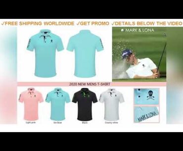 [Promo] $28.35 4 colors New Short sleeve Golf T Shirt  MARK.LONA Latest Summer Men Golf clothes Sho