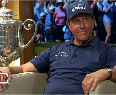 Phil Mickelson reacts to winning the PGA Championship at age 50 | SportsCenter
