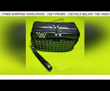 [Sale] $24.9 Golf Handbag  Mass Rivets Cool Fashion Design Portable Accessory Storage Bag for Keys